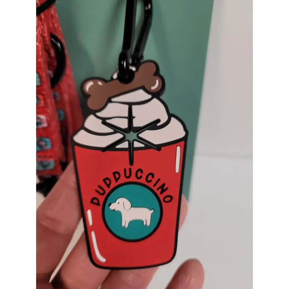 Sassy Woof Puppuccino Walkie Pack Dog Leash & Waste Bag 60